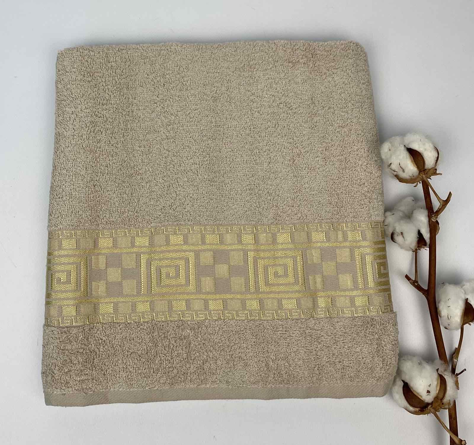 Рушник Cottonize cod 112 70х140 см Бежевий (CN21592) - фото 1 Рушник Cottonize cod 112 70х140 см Бежевий (CN21592) - фото 1