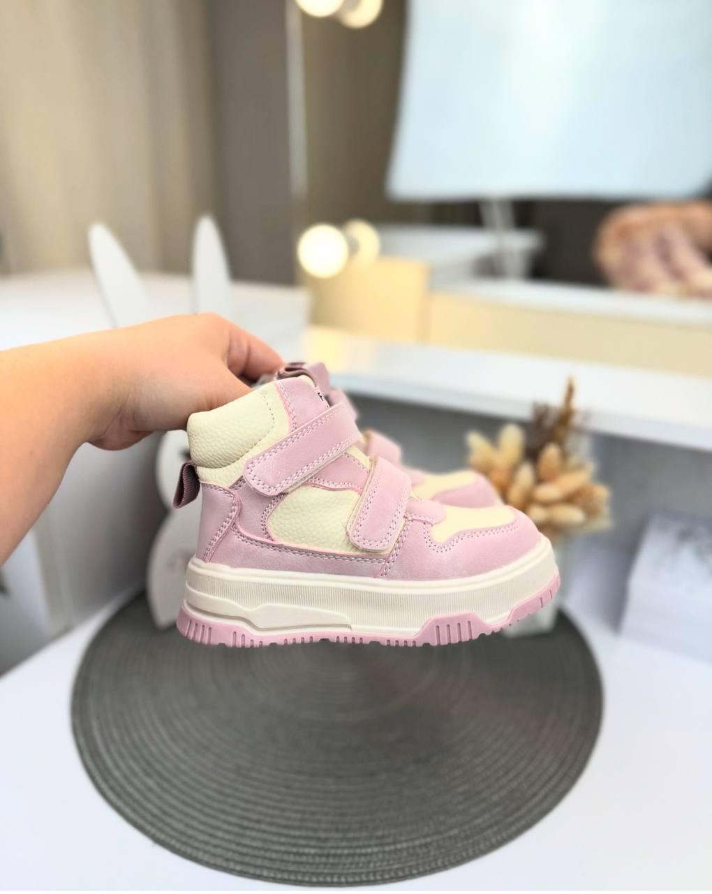 Черевики для дівчаток Bessky BM3985 р. 28 17,5 см Молочний/Рожевий (2392706707) - фото 2 Черевики для дівчаток Bessky BM3985 р. 28 17,5 см Молочний/Рожевий (2392706707) - фото 2