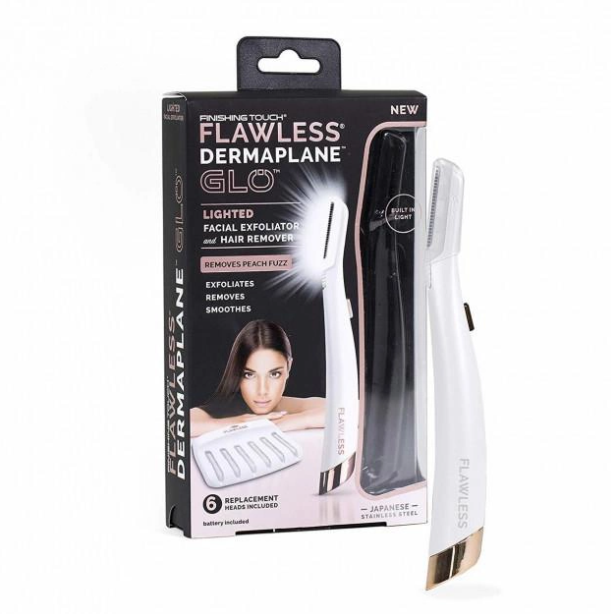 Триммер для стрижки женский Flawless Dermaplane GLO (5813) - фото 4