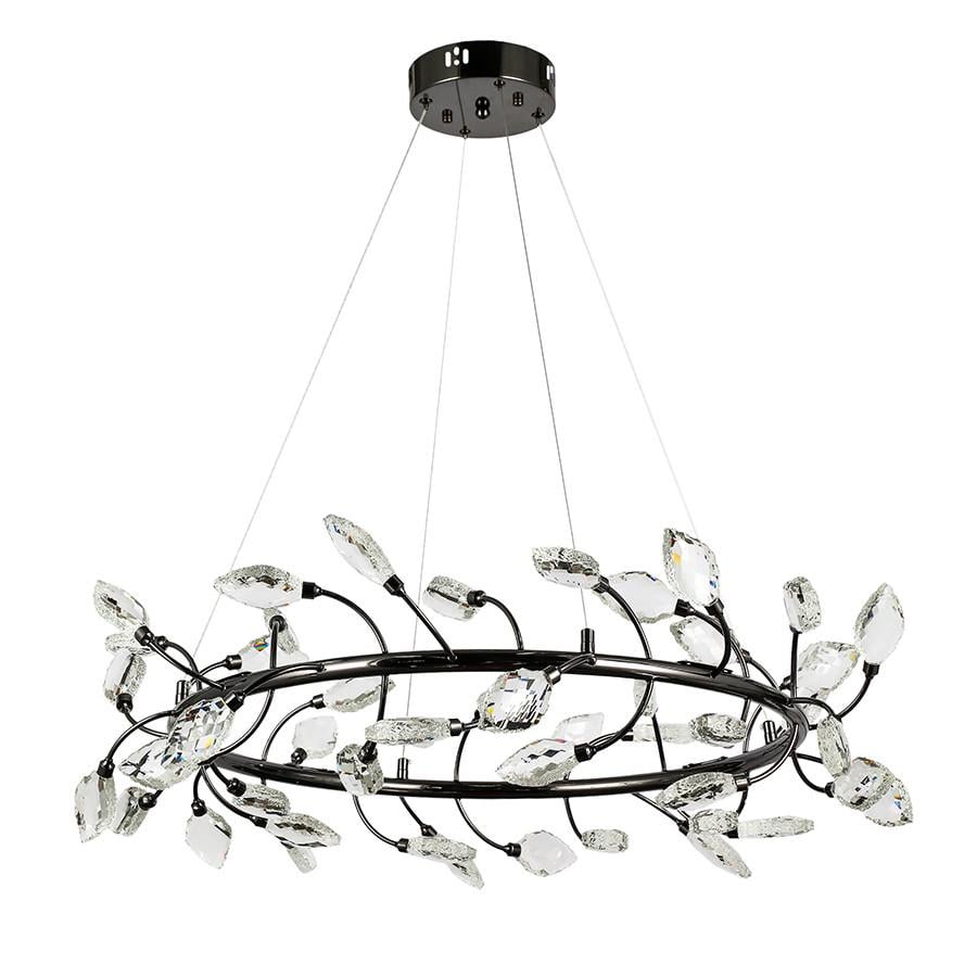 Люстра 7989300-48 Led 800 PLBK 32W Чорний/Хром/Прозорий