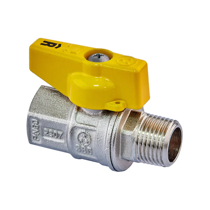 Кран шаровой Roho R111-050G RO0241 1/2" ВН для газа бабочка (232192)