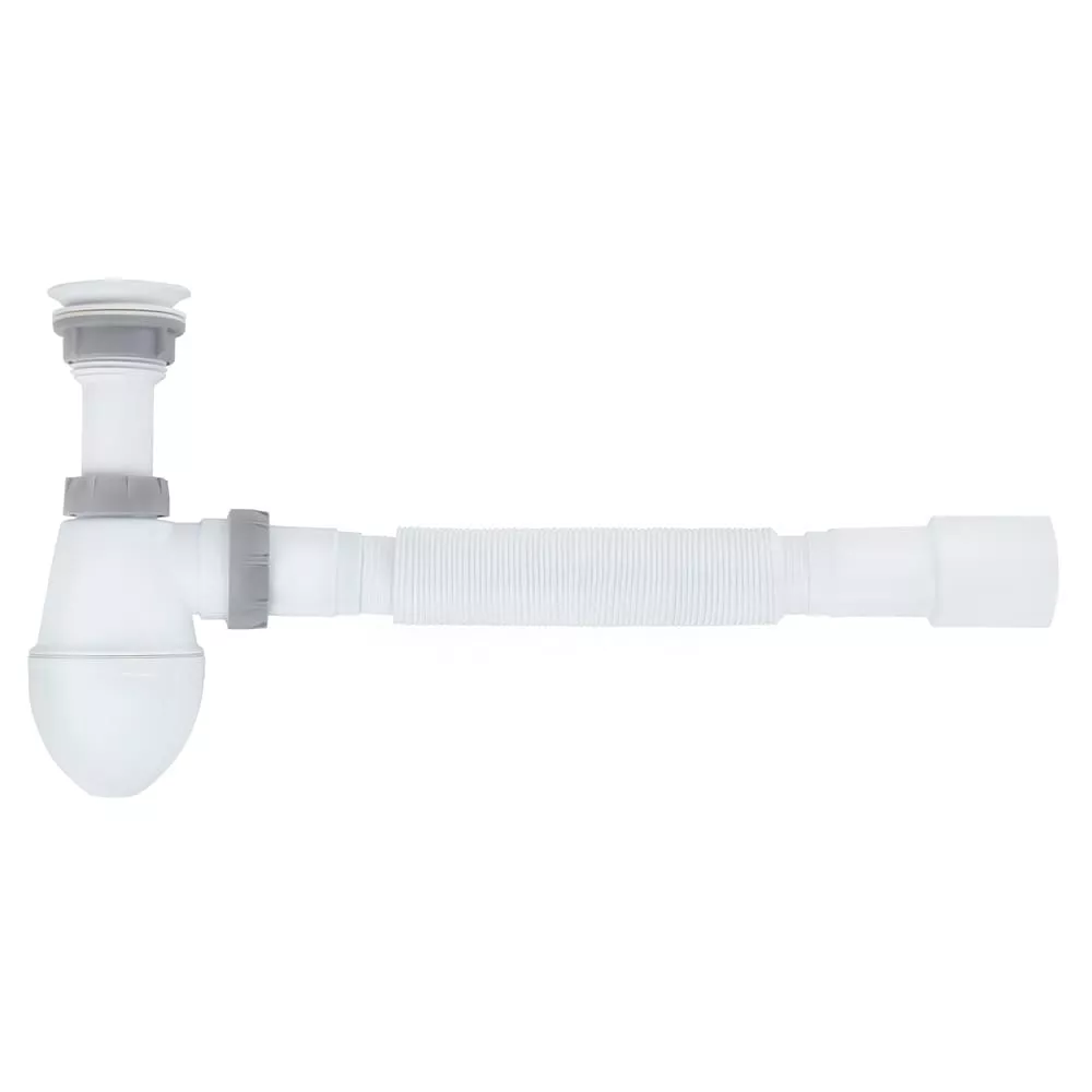 Сифон для умывальника ITAL U1011 1 1/4"x32 мм гофротруба 40х40/50 мм (SQ-1048510)