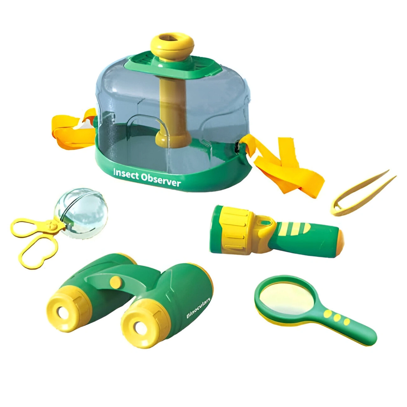 Набір для юного дослідника STEM 378-2 з контейнером для комах та дослідницькими інструментами