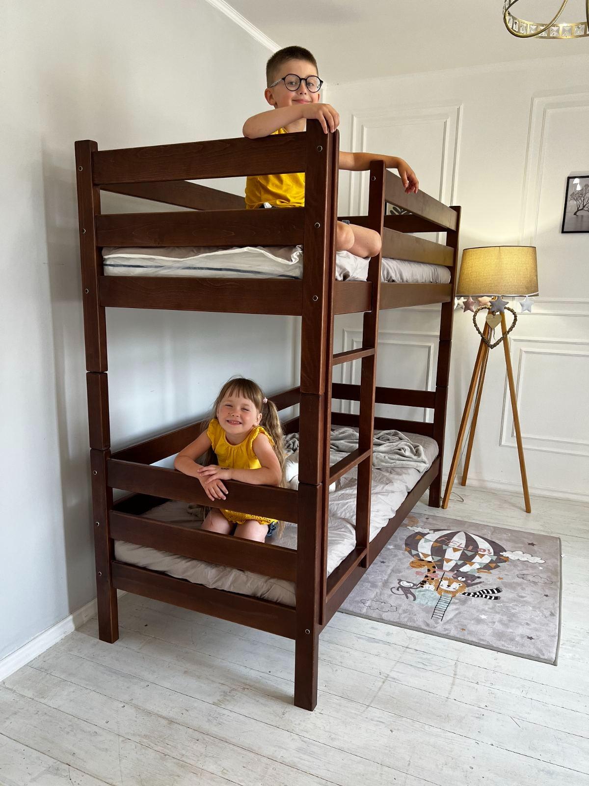 Ліжко підліткове Goydalka Tokyo 190x80 см двоярусне Горіх - фото 1 Ліжко підліткове Goydalka Tokyo 190x80 см двоярусне Горіх - фото 1