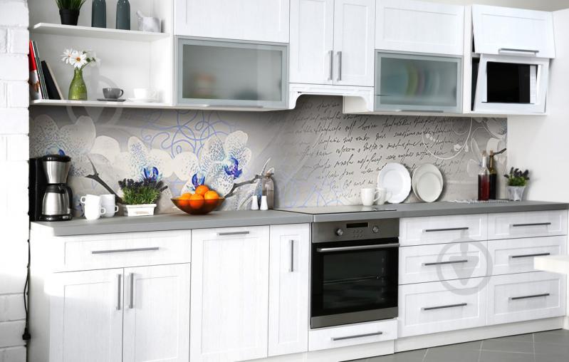 Skinali на кухні Zatarga «Мемуари орхідеї» 600x2500 мм вініл 3D наклейки кухня фартух самоклеящихся Skinali на кухні Zatarga «Мемуари орхідеї» 600x2500 мм вініл 3D наклейки кухня фартух самоклеящихся