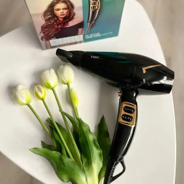 Фен VGR V-423 2200 Вт Чорний (GR-04757) - фото 6