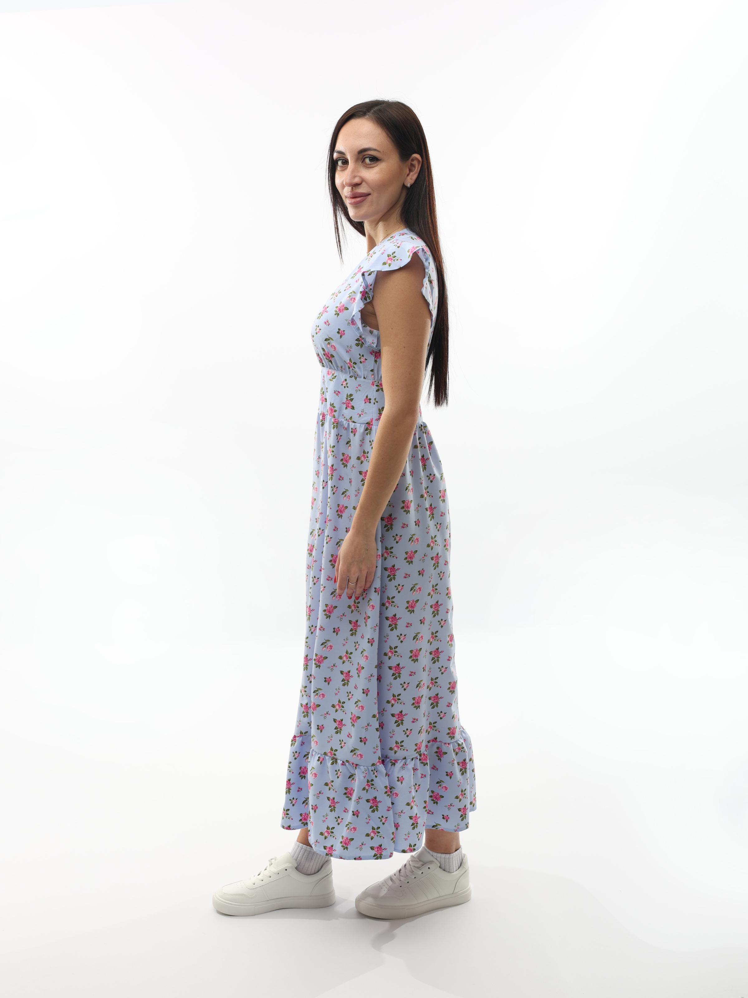 Платье женское est. 1991 р. 48 Голубой (277980-48) - фото 2