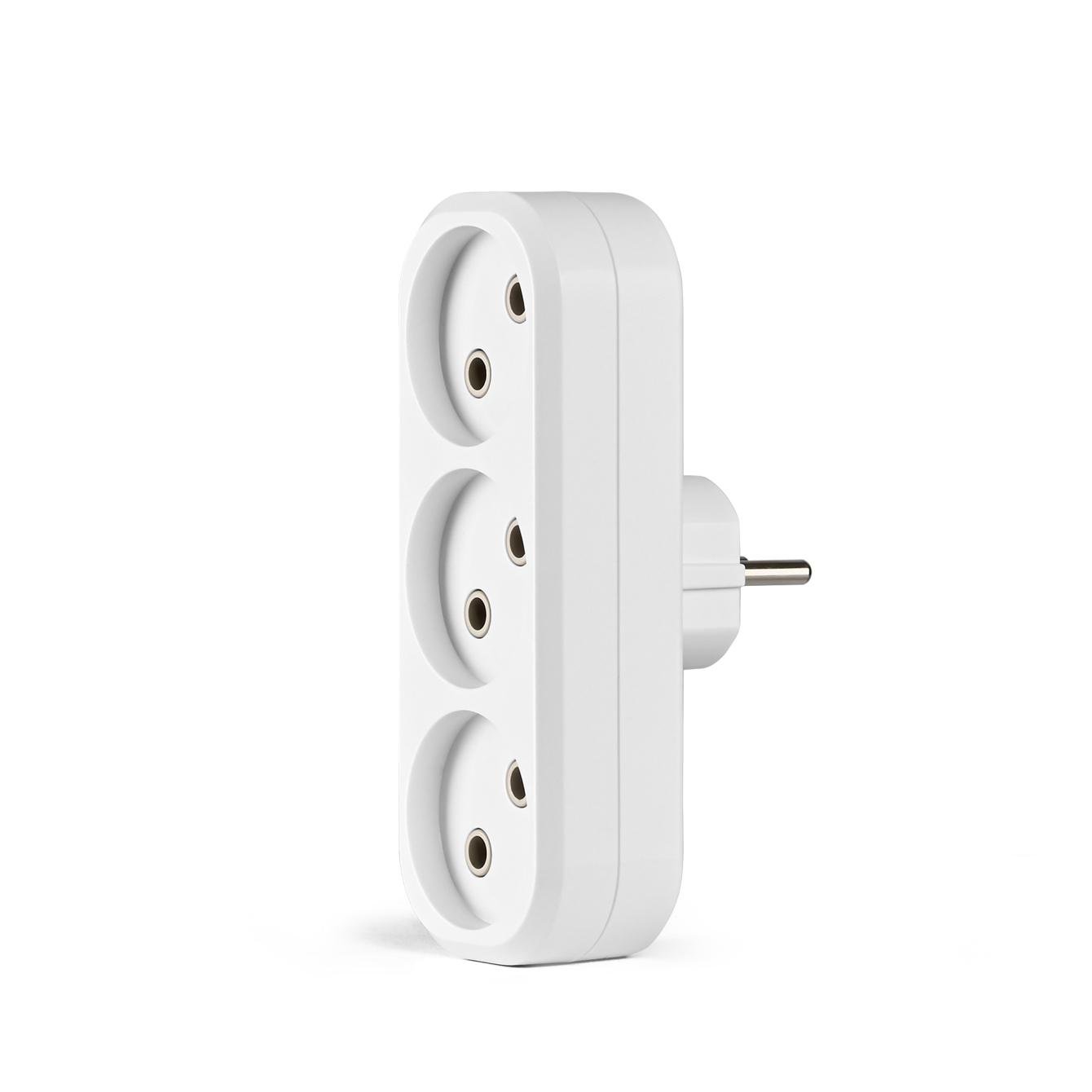 Сетевой разветвитель TITANUM STANDARD без заземления 3 гнезда Белый (ТF-MR310-W)