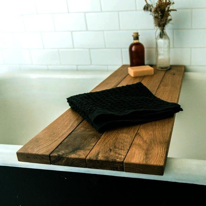 Столик-полка для ванной из дерева Меядин Мускат (СДВ-001807)