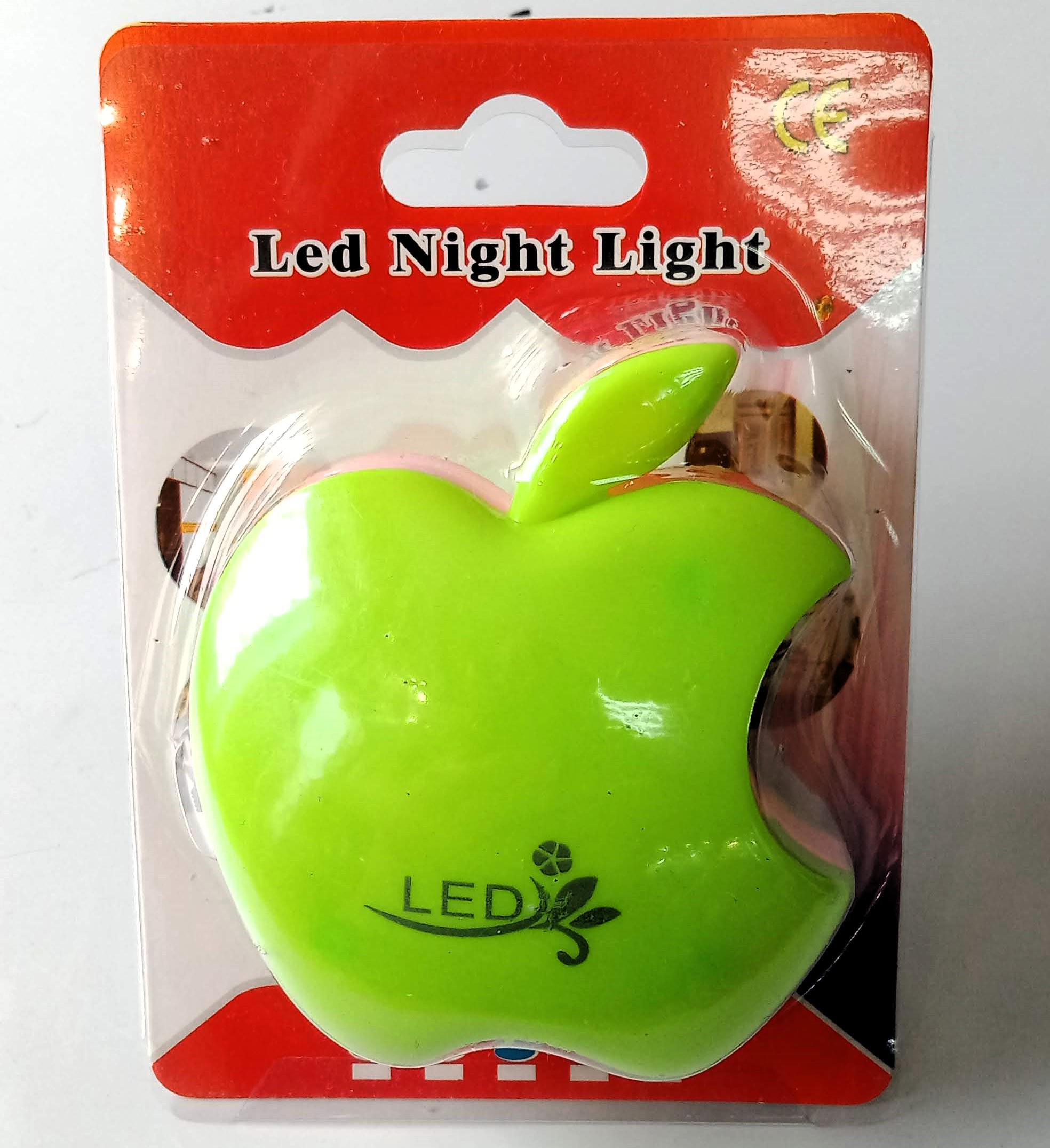 Ночник-LED светильник Яблоко 220V 8х8х2,5 см Зеленый (27133372) Ночник-LED светильник Яблоко 220V 8х8х2,5 см Зеленый (27133372)