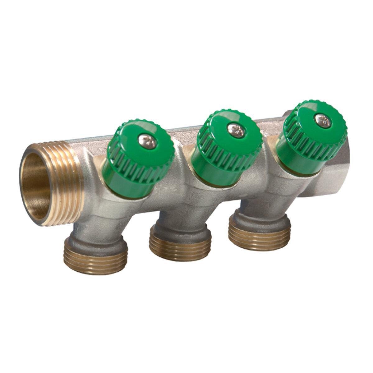 Колектор вентильний COMISA ЗВ 88.20.090 1х3/4/3" Green (TK-CL062400303N)
