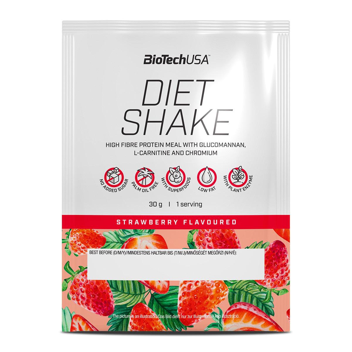 Замінник харчування BioTechUSA Diet Shake 30 г 1 порція Strawberry