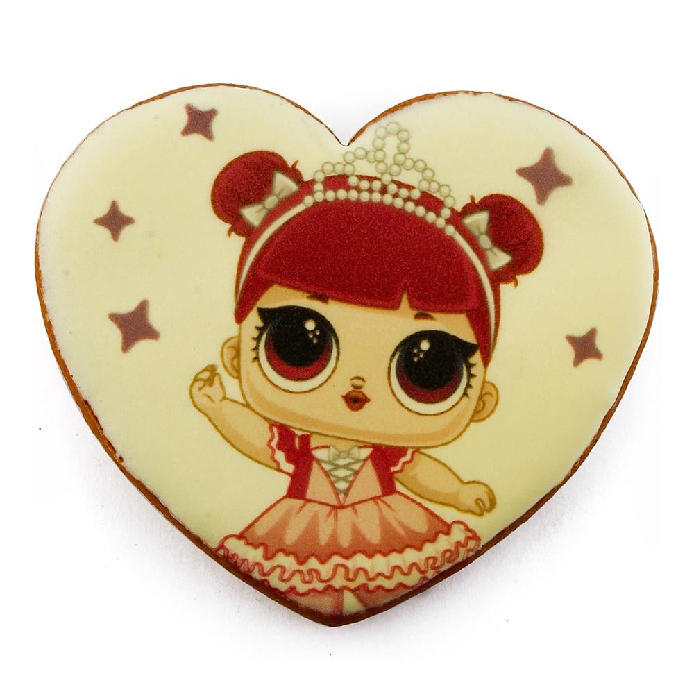 Пряник Крафт Печенье COLOR с принтом Кукла №2 45 г