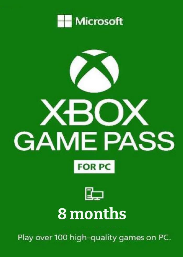 Подписка Xbox Game Pass For PC 8 месяцев (83033260)