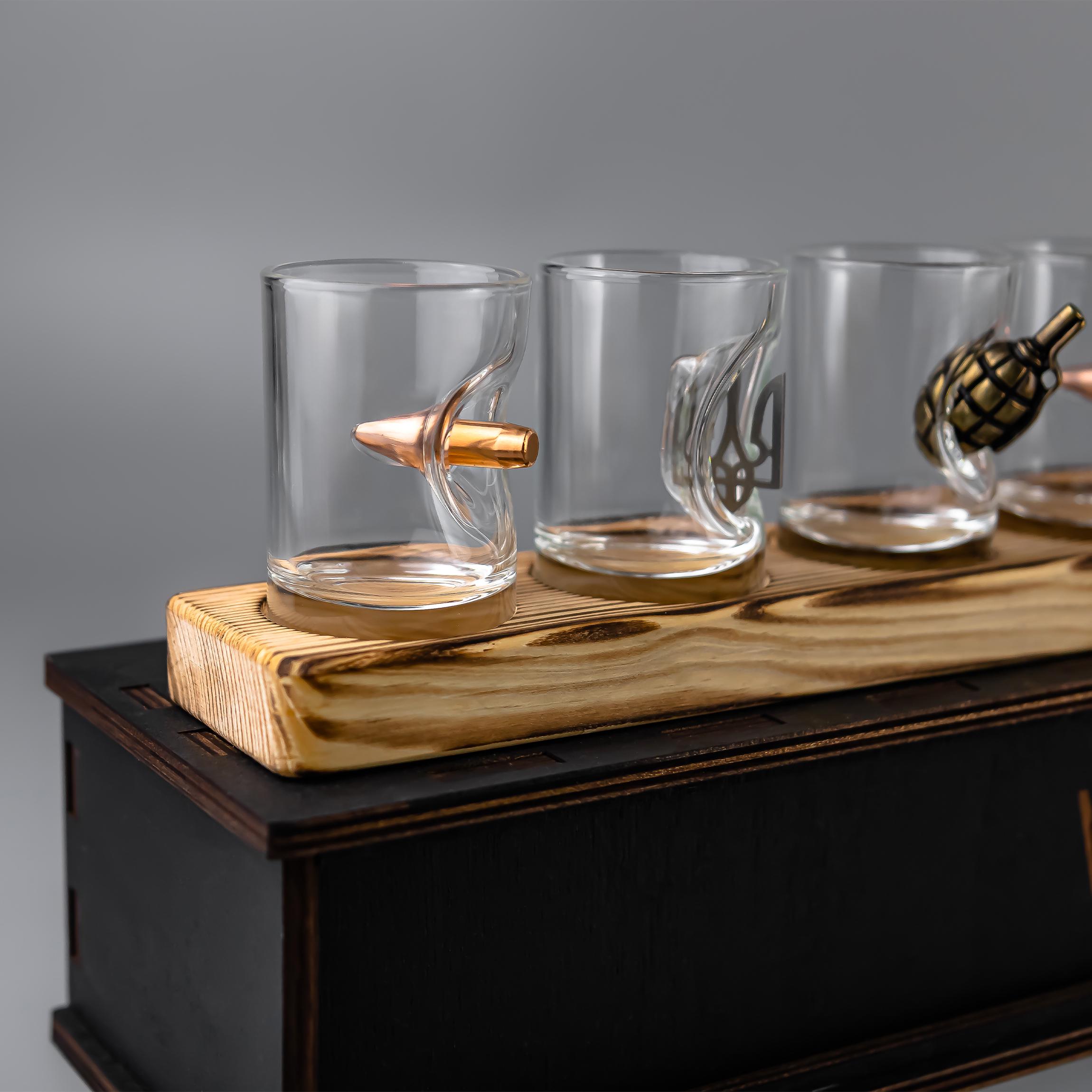 Набор рюмок MIX на подставке с упаковкой (24837640)