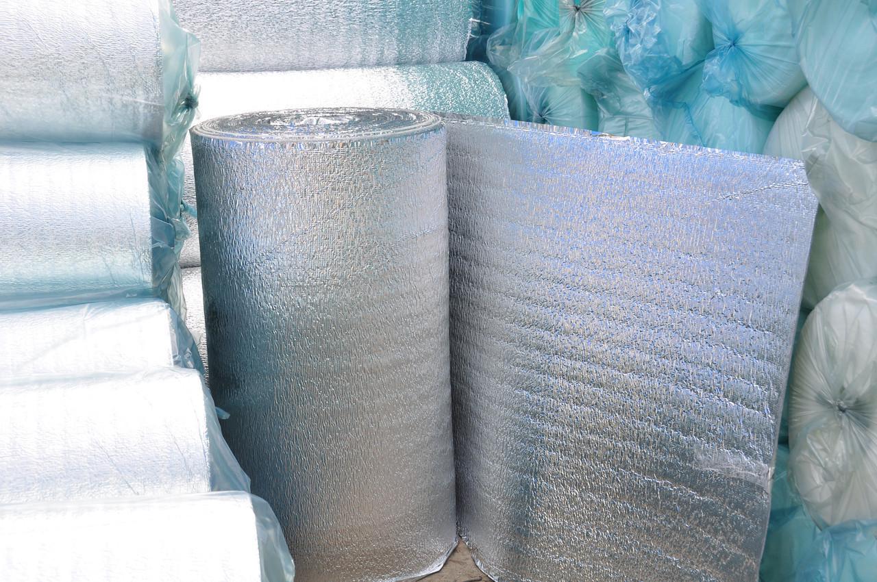 Полотно ППЭ Termoizol толщина 8 мм металлизированное РЭТ МРЕТ 9 мкм/ПЭ 10 мкм рулон 50 м. п. - фото 5