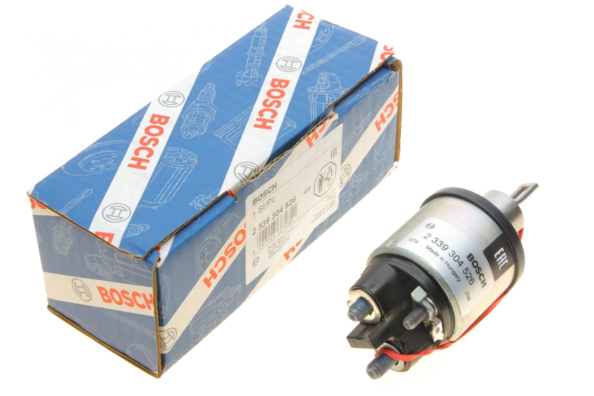 Реле стартера втягивающее 12V Chevrolet Aveo/Fiat Stilo/Opel Astra/Insignia 05-- (2 339 304 526)