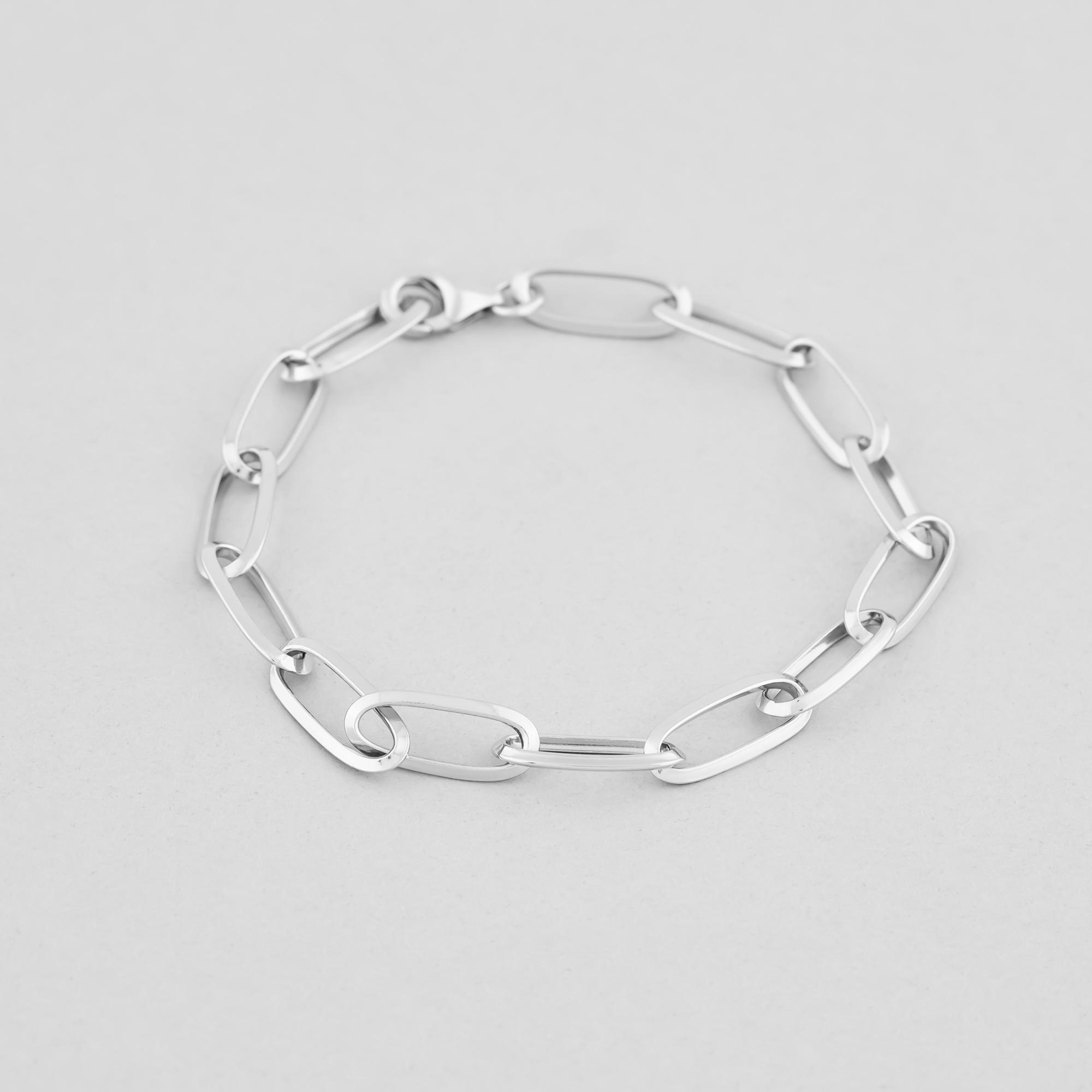 Браслет серебряный Minimal Решительное намерение (95-0037)