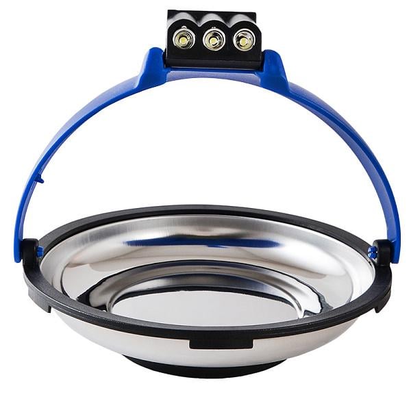 Тарелка магнитная АСКО-УКРЕМ 7003С ⌀148x22 мм с LED подсветкой нержавеющая сталь (A0200020059)