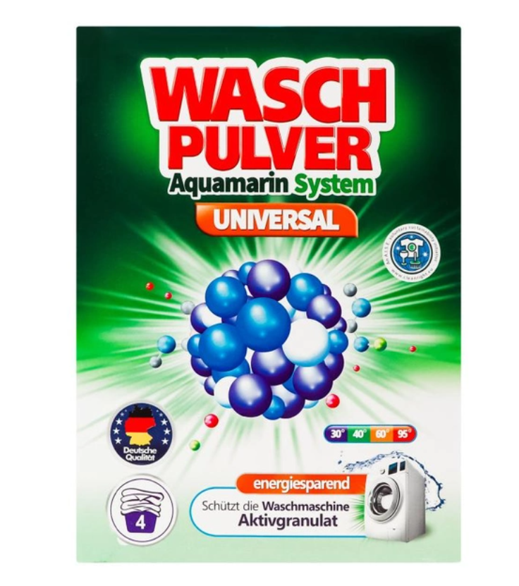 Пральний порошок WASCH PULVER для всіх типів прання 340 г (4260634110155)