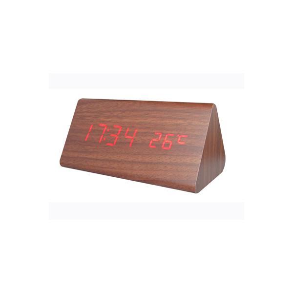 Часы настольные под дерево Wooden Clock Венге (1301C)