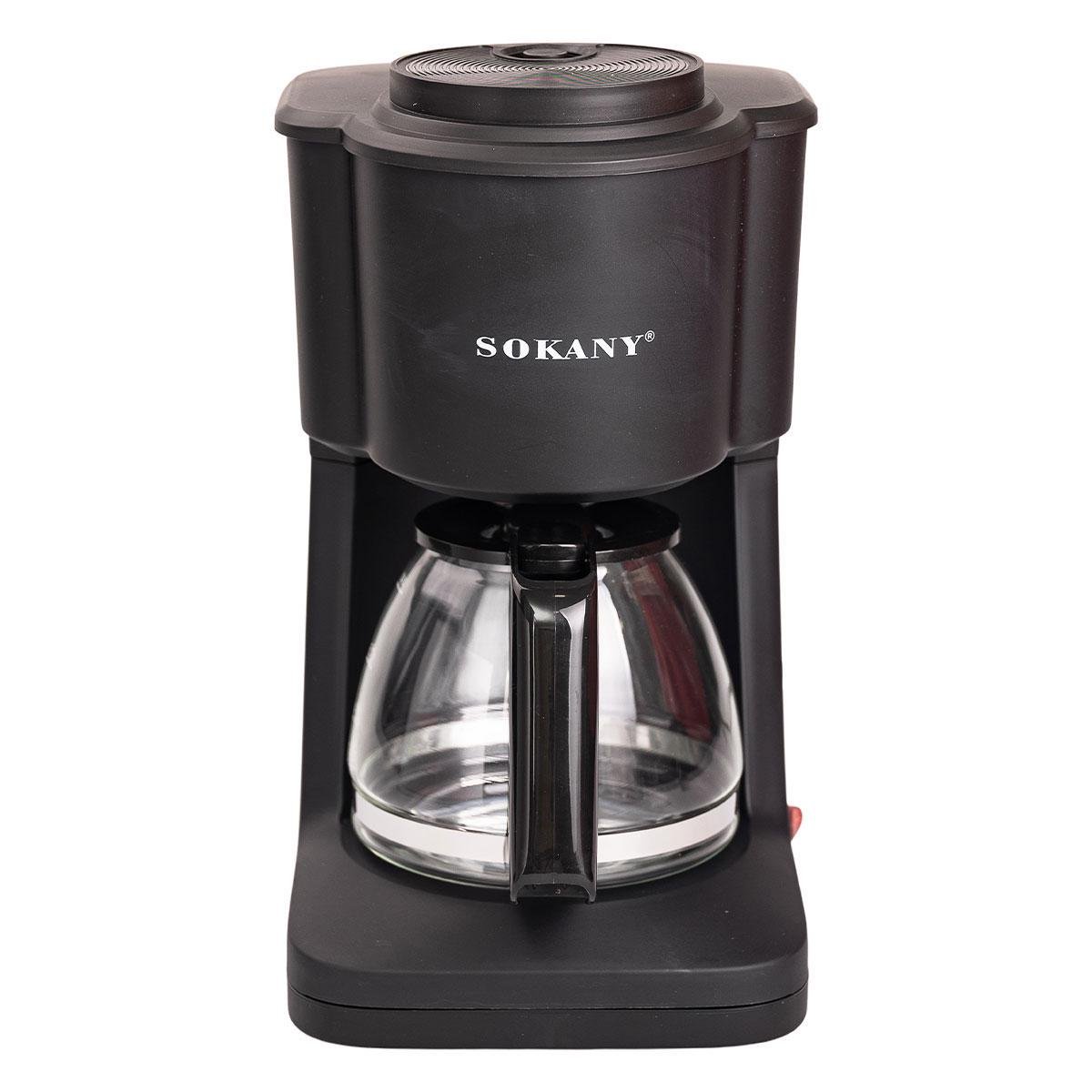 Кофеварка капельная Sokany SK-124 с подогревом кофейника 600 мл (5927) - фото 7 Кофеварка капельная Sokany SK-124 с подогревом кофейника 600 мл (5927) - фото 7