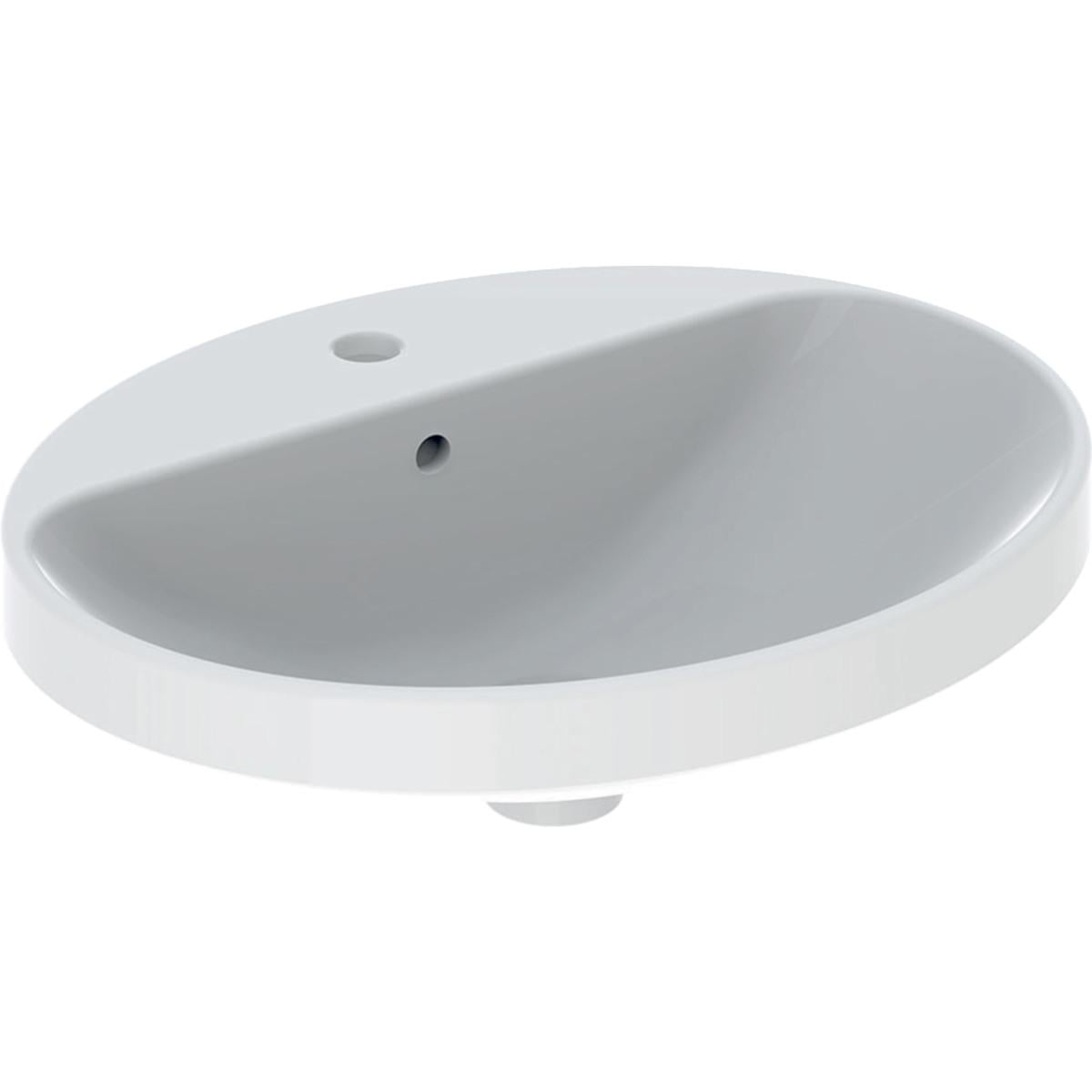 Умывальник врезной Geberit VariForm 550x450 овальный, белый (500.721.01.2)