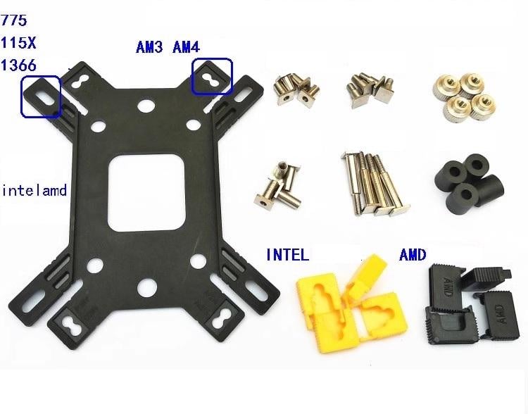 Бекплейт комплект крепления для кулера на Socket AMD/Intel универсальный (00031) - фото 2