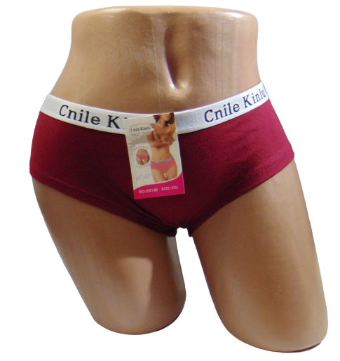 Женские трусики шортики Cnile Kinlu DK190 XXL Бордовый (1763507049)