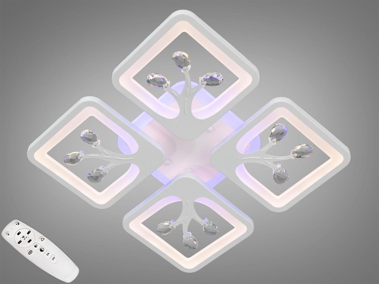 Люстра с димером LED S8157/4WH 3col dim (2437599834)