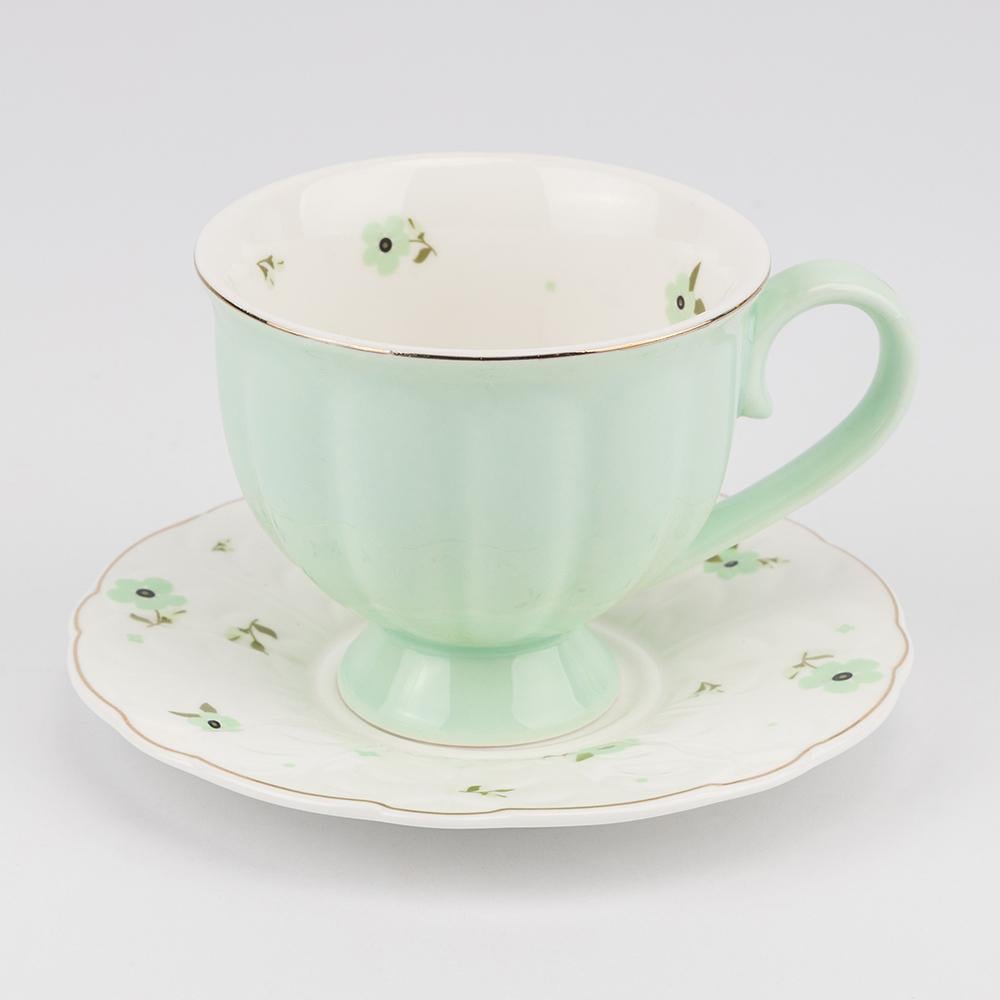 Набор чашек с блюдцами Акварельная нежность 230 мл на 6 персон (90929) - фото 8