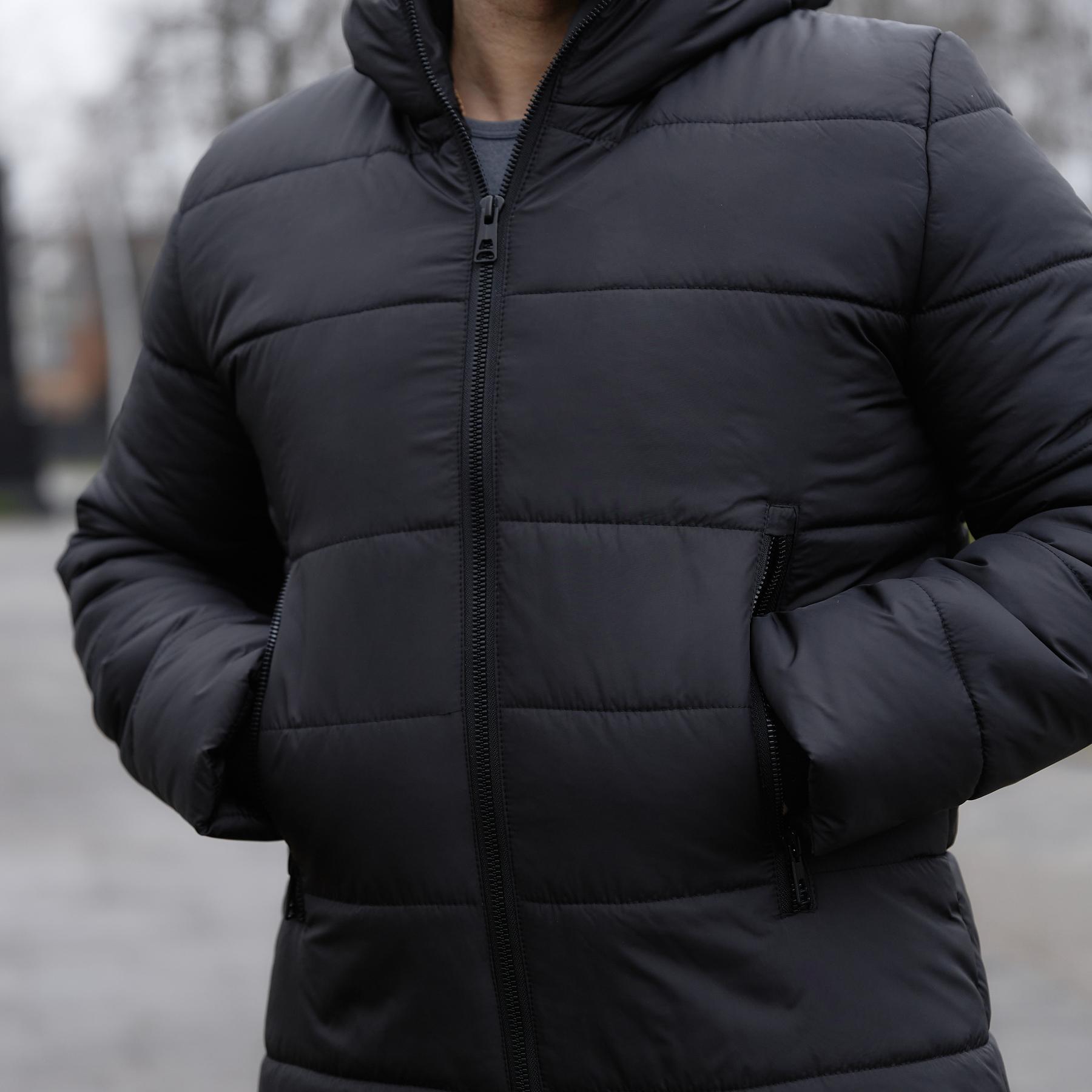 Куртка Intruder чоловіча зимова подовжена XL Чорний (1969093715/3) - фото 5 Куртка Intruder чоловіча зимова подовжена XL Чорний (1969093715/3) - фото 5