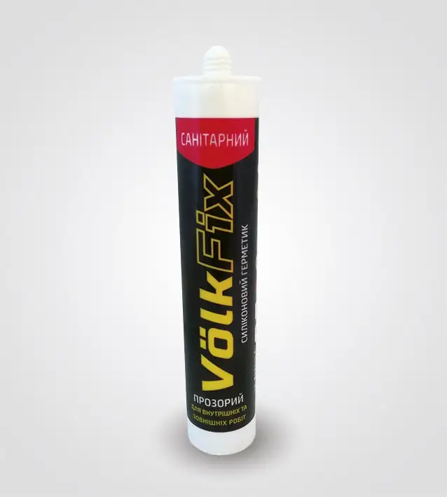 Герметик силиконовый санитарный Volkfix 280 мл
