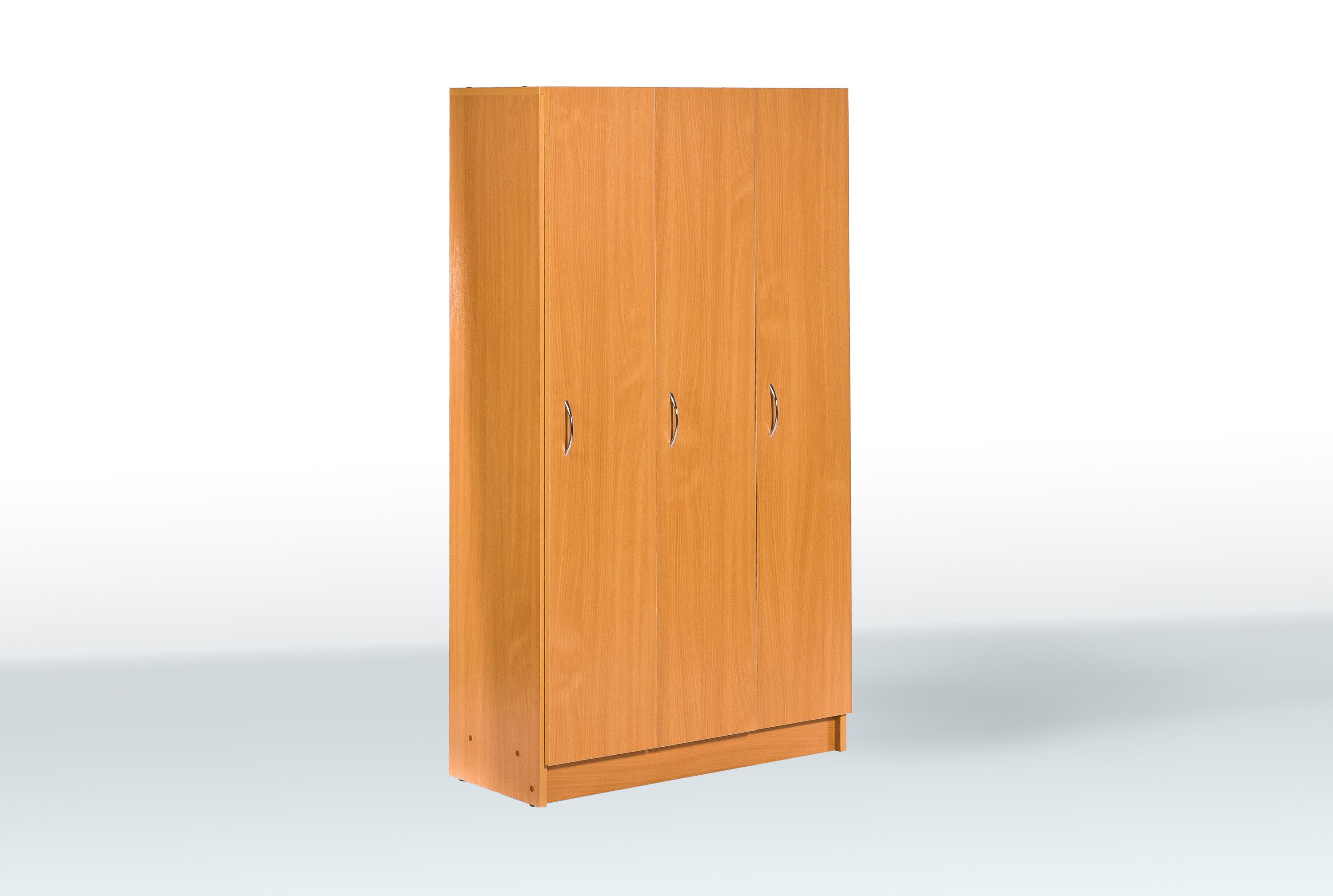 Шафа для одягу Goydalka 3-х секційна ЛДСП/кромка ПВХ Н770х330х1400 мм атуральний (42432) - фото 5 Шафа для одягу Goydalka 3-х секційна ЛДСП/кромка ПВХ Н770х330х1400 мм атуральний (42432) - фото 5