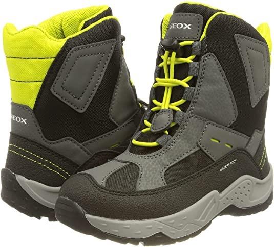 Ботинки зимние Geox Sentiero р. EUR 34 Grey/Lime (7425769)