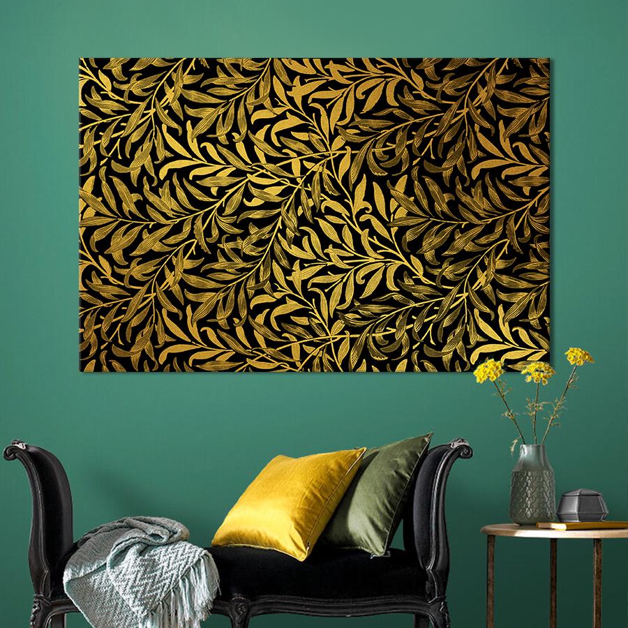 Настенний декор Золотые лианы 80x54 см (2006-1)