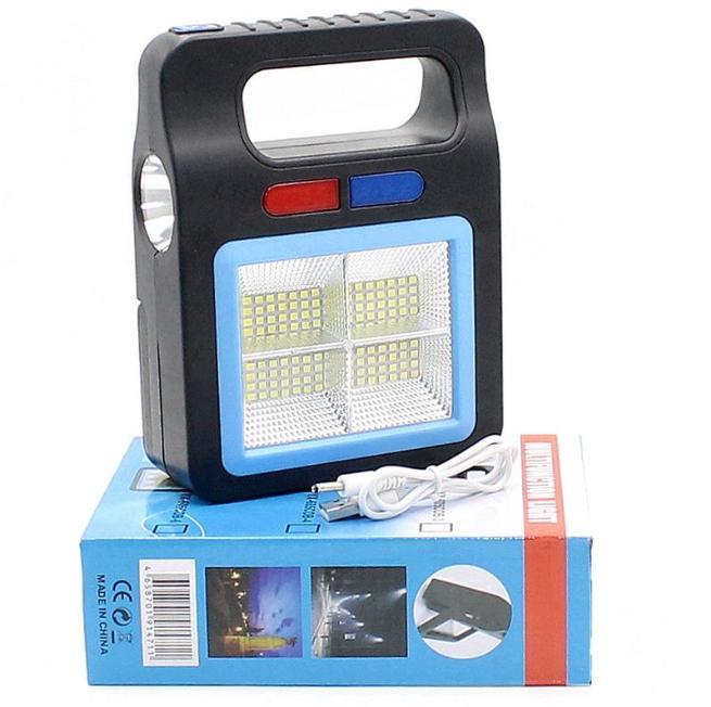 Фонарь кемпинговый YX 605 COB солнечная панель (3115)