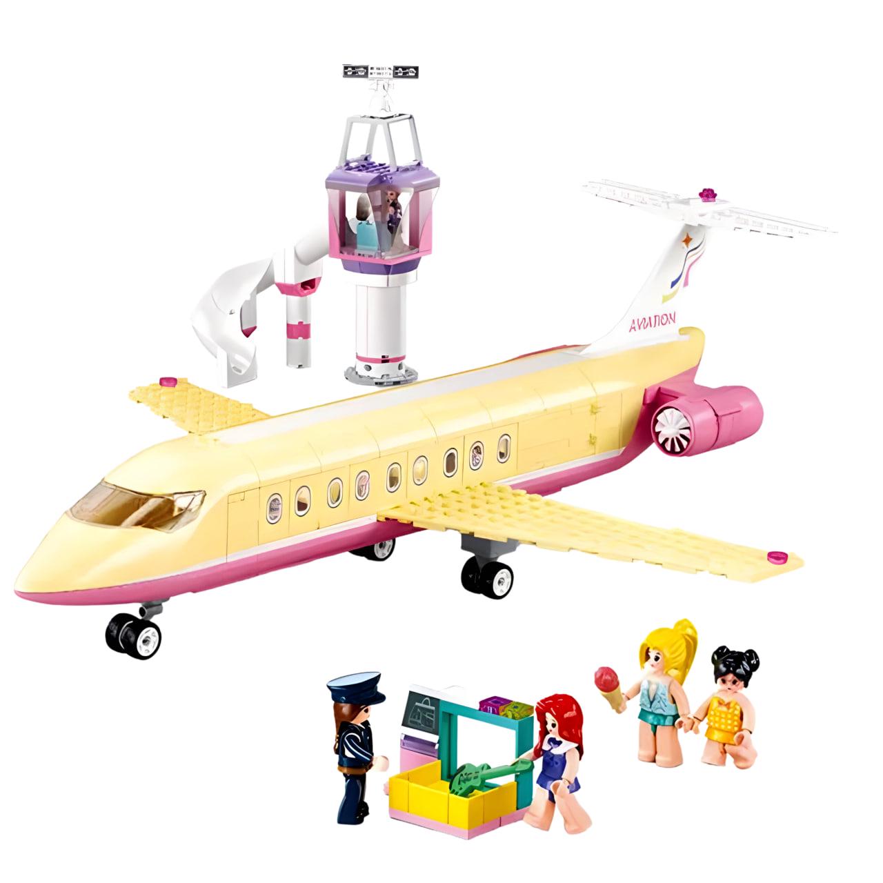 Конструктор Sluban Пассажирский самолет 384 дет. (M38-B1166)