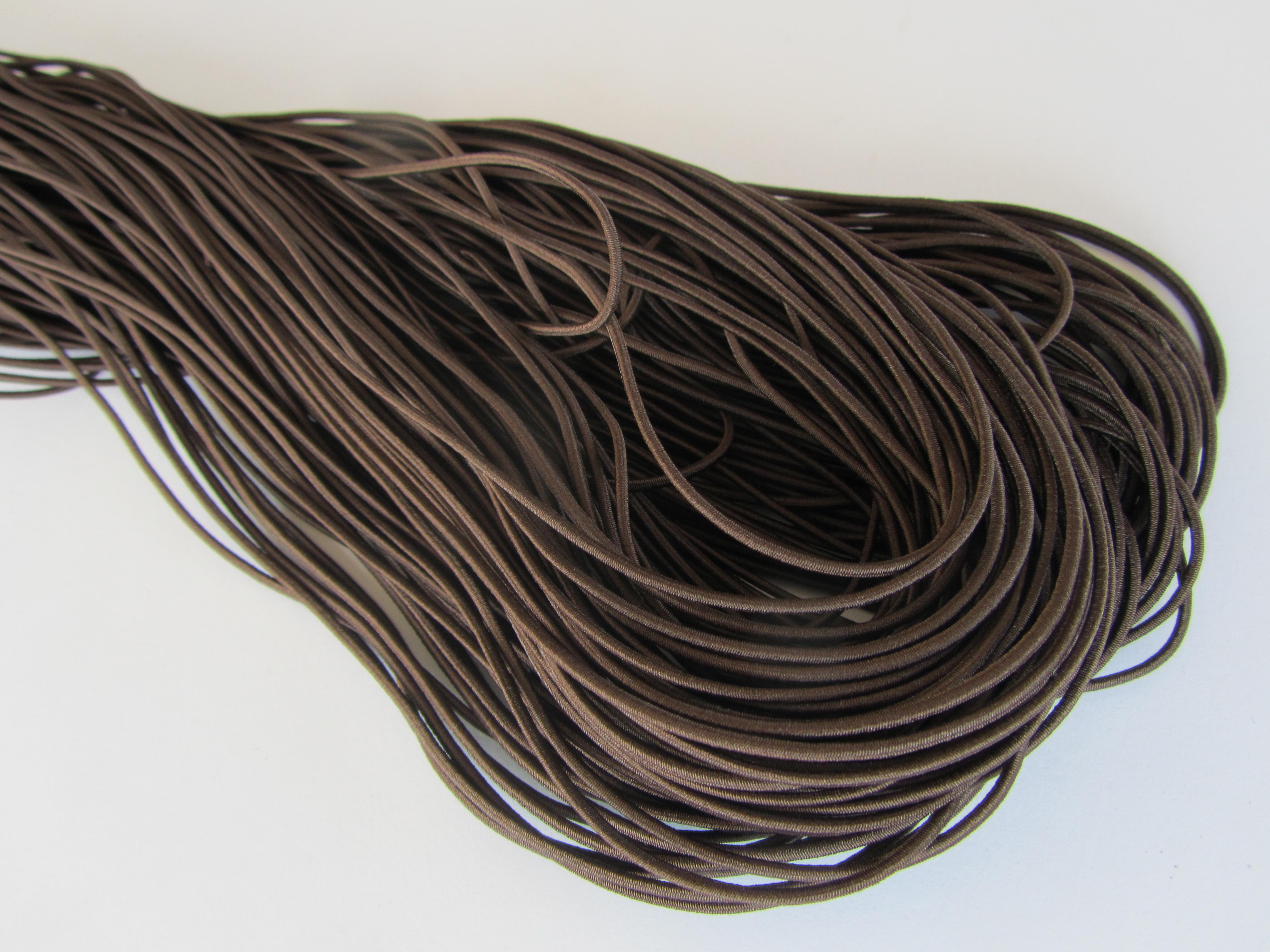 Резинка круглая d 2 мм/100 м Коричневый (41737825)