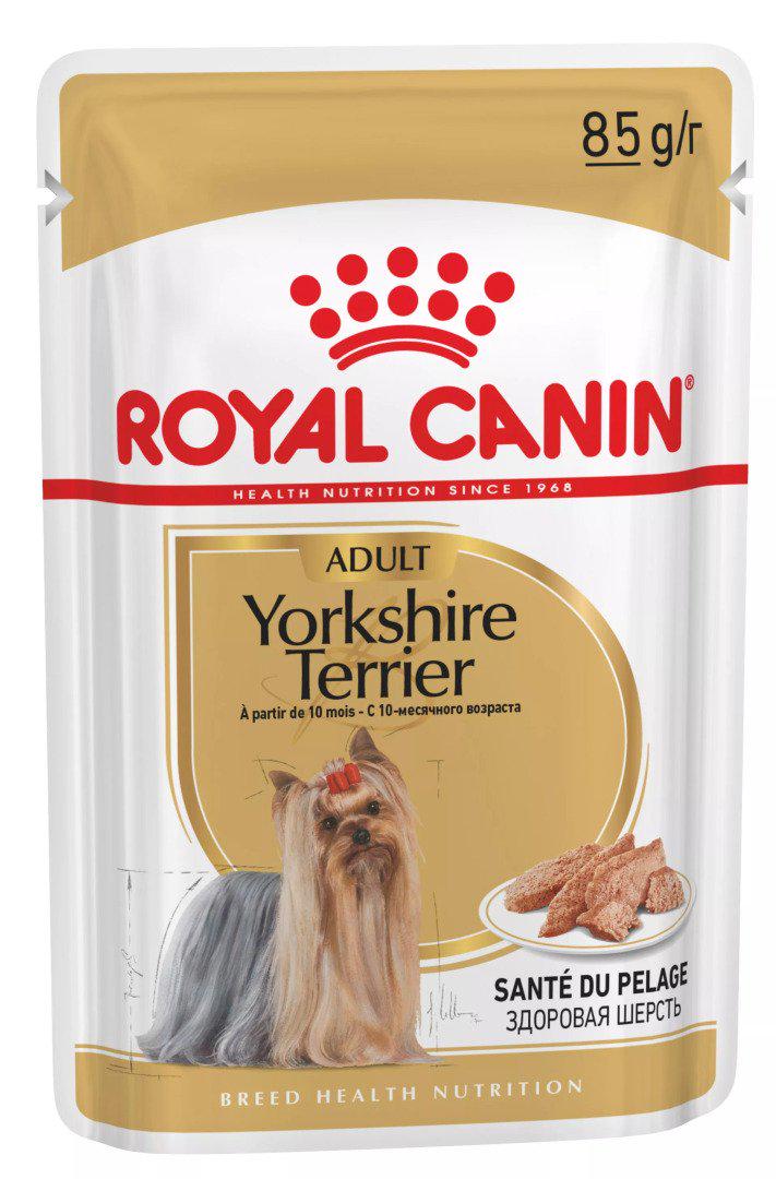 Корм вологий для йоркширських тер'єрів Royal Canin Yorkshire Adult 85 г (9003579001448) Корм вологий для йоркширських тер'єрів Royal Canin Yorkshire Adult 85 г (9003579001448)