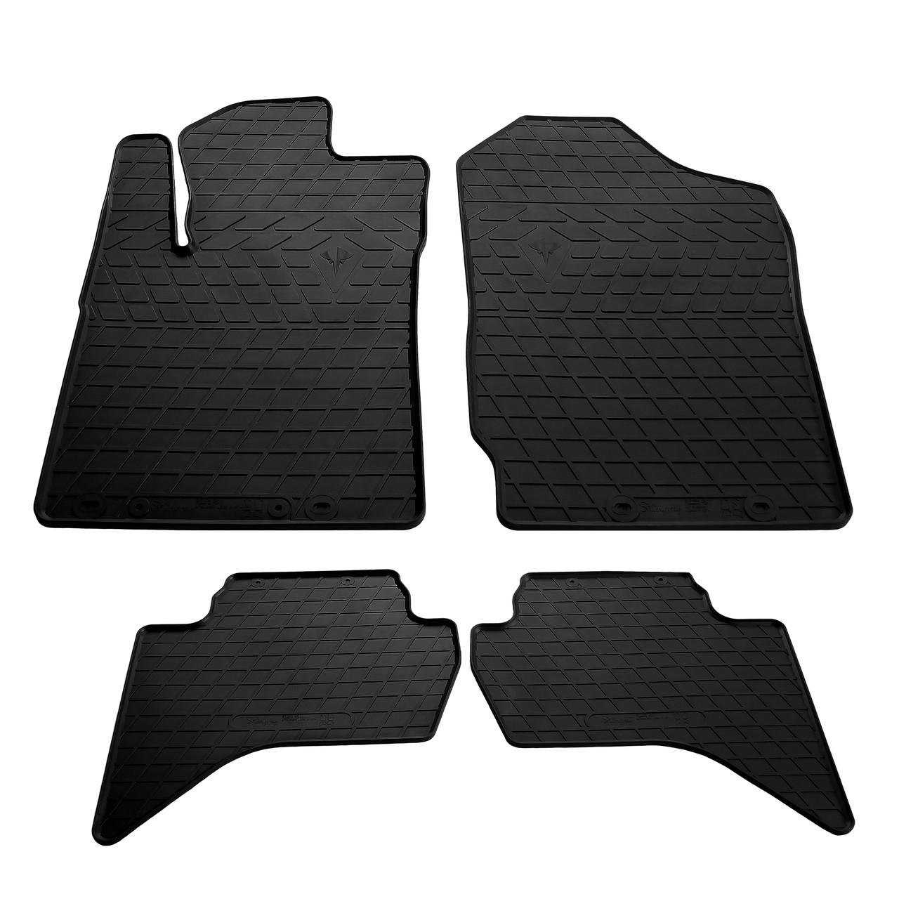 Коврики резиновые Stingray для Mitsubishi L200 07- design 2016 4 шт. (1013214)
