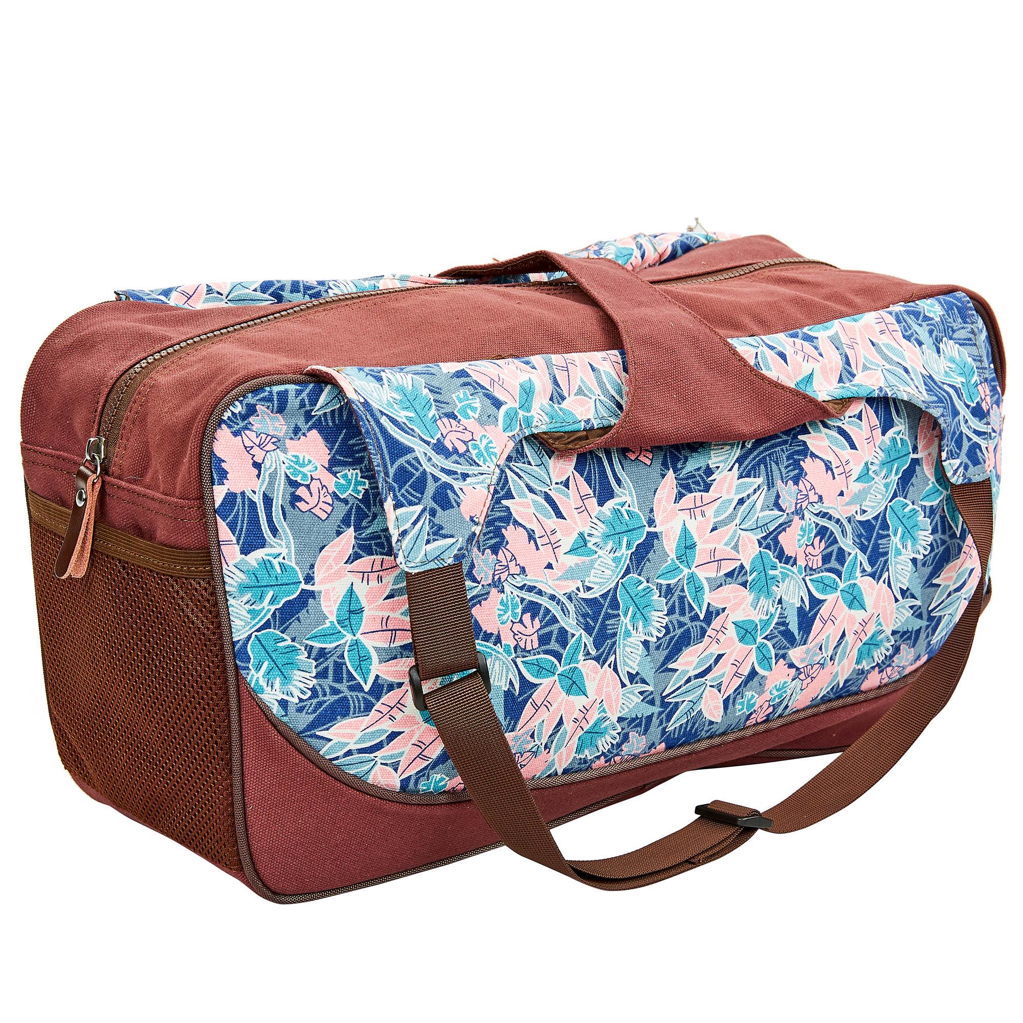 Сумка для фитнеса и йоги KINDFOLK Yoga bag SP-Sport FI-8366-2 Розовый/Голубой (NA004377)