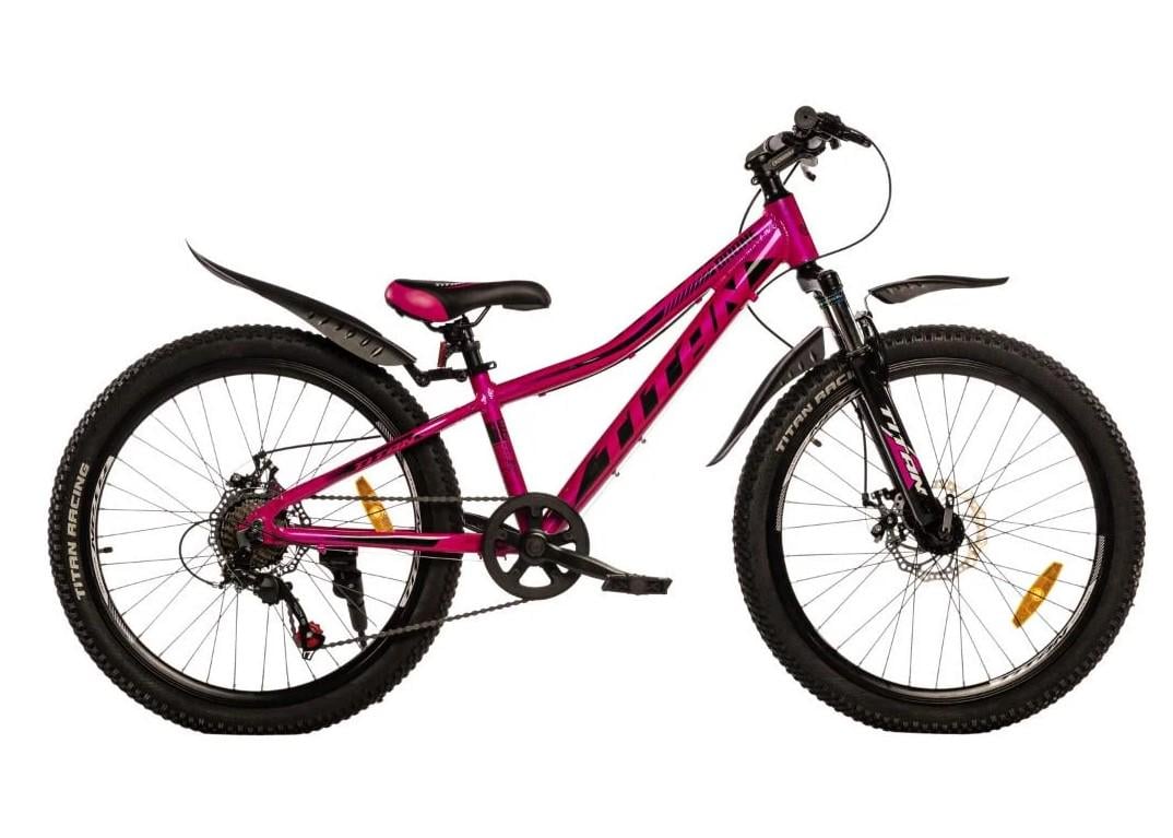 Велосипед Titan DRONE 24" 11" Розовый/Черный (1036919f)
