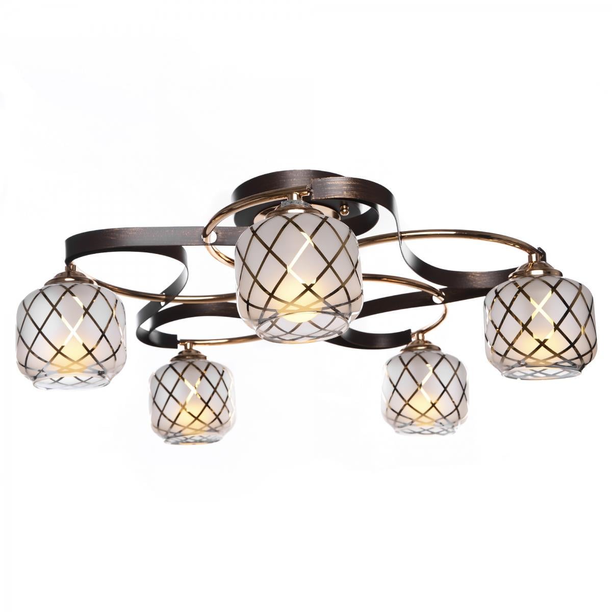 Люстра потолочная Brille LK-278C/5 E14 5 плафонов