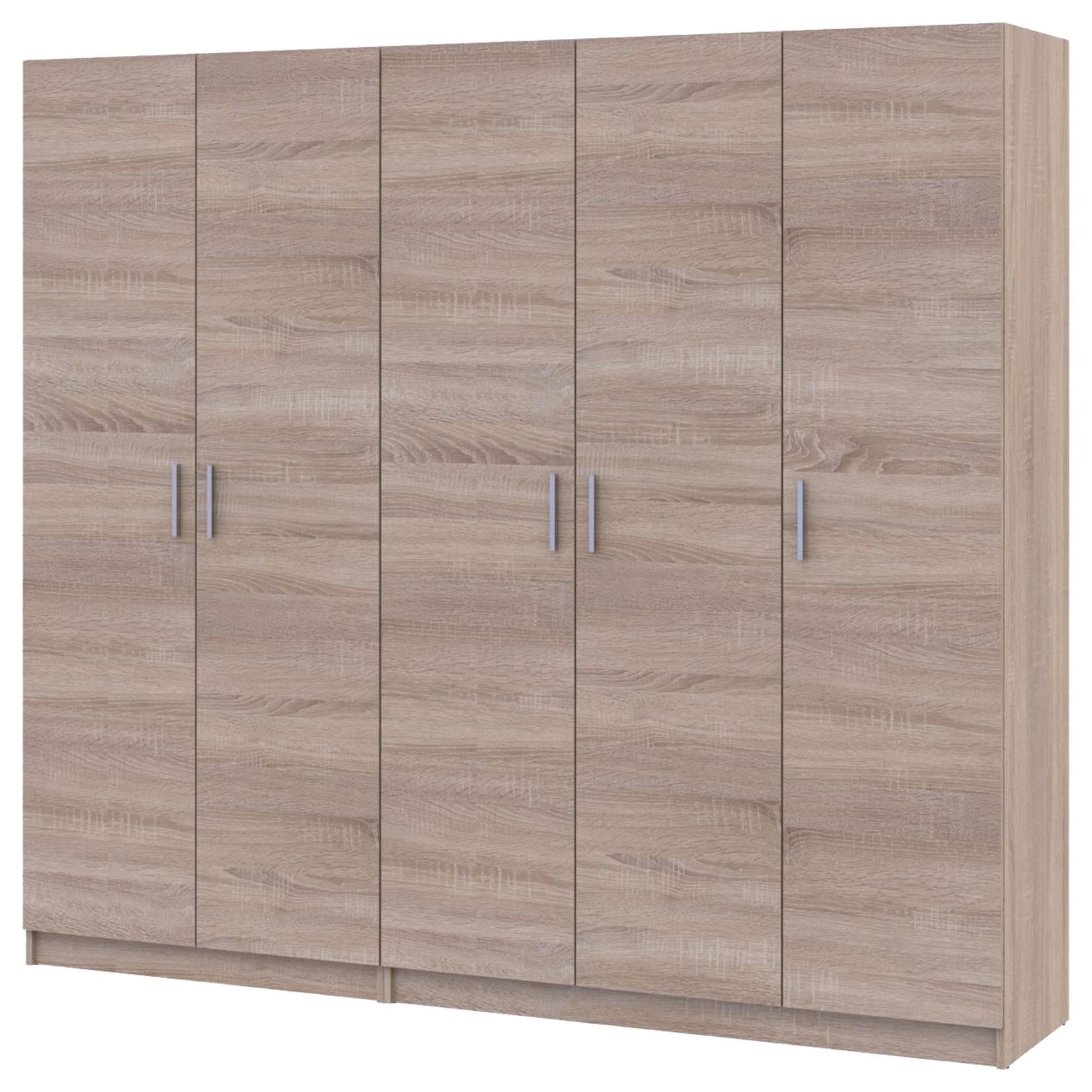 Комплект шаф для одягу Doros Промо 225х48х204 см 2 шт. Дуб сонома (DRS-011214) Комплект шаф для одягу Doros Промо 225х48х204 см 2 шт. Дуб сонома (DRS-011214)