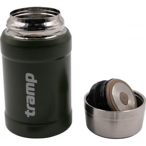 Термос Tramp з широким горлом 800 мл в чохлі Олива - фото 4 Термос Tramp з широким горлом 800 мл в чохлі Олива - фото 4