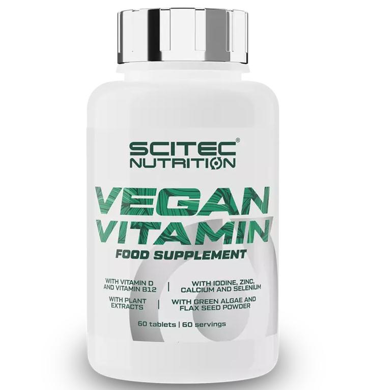 Вітамінно-мінеральний комплекс для спорту Scitec Nutrition Vegan Vitamin 60 Tabs