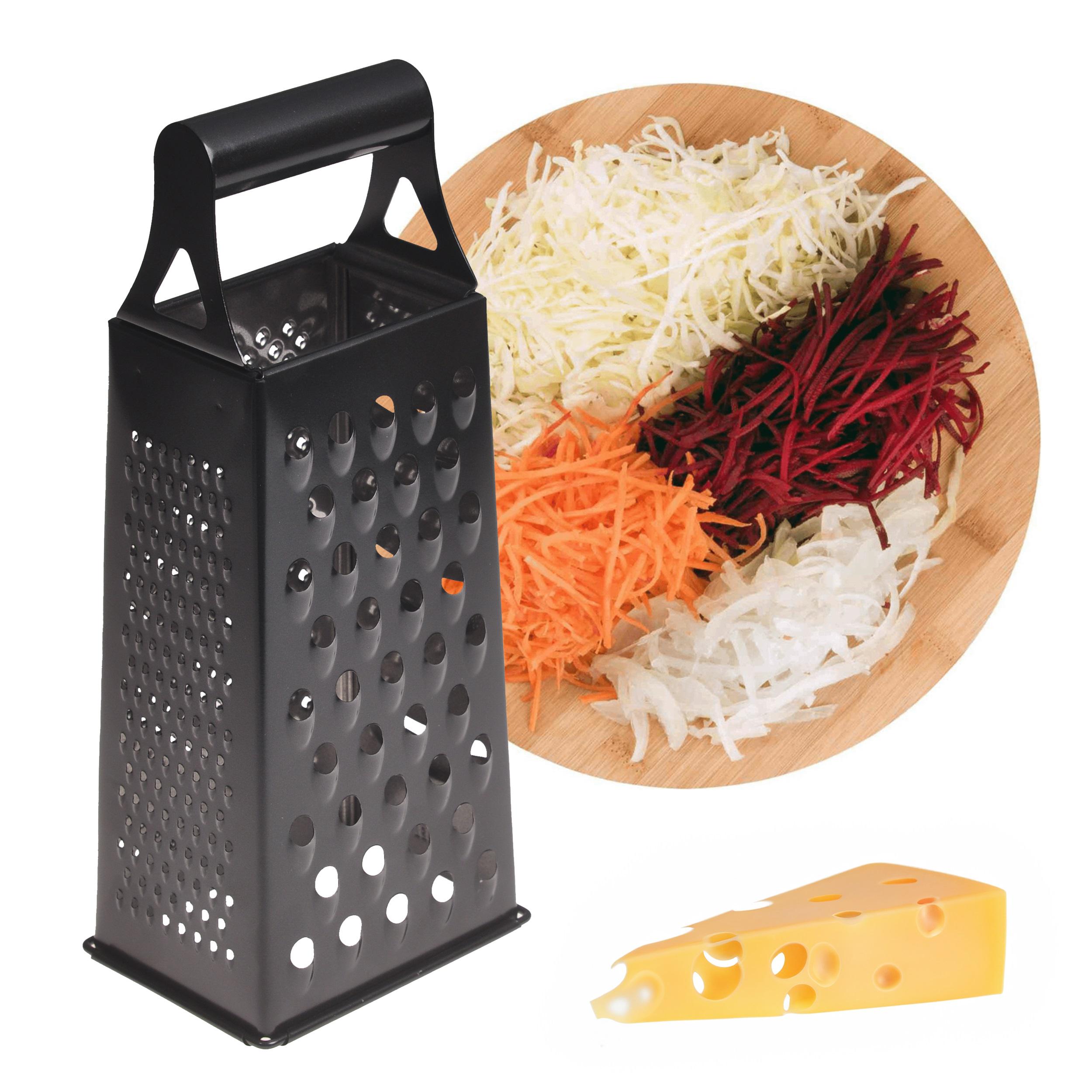 Тертка 4-х гранна з протиковзкою основою Ofenbach КМ-100103 з нержавіючої сталі 24х8х10,5 см Сталевий (150-84-100103) - фото 4 Тертка 4-х гранна з протиковзкою основою Ofenbach КМ-100103 з нержавіючої сталі 24х8х10,5 см Сталевий (150-84-100103) - фото 4