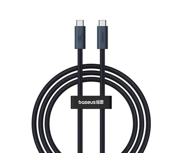 Кабель Data BASEUS Flash Series 2 USB4 Full Featured Type-C-Type-C 240W 1 м Cluster Black (P10311803111-00)