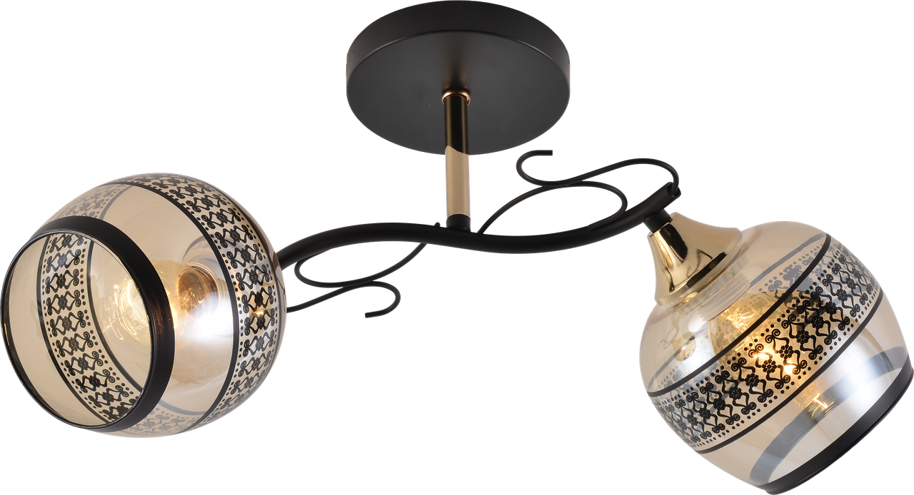 Люстра стельова Valeso на 2 плафона (191522/2)